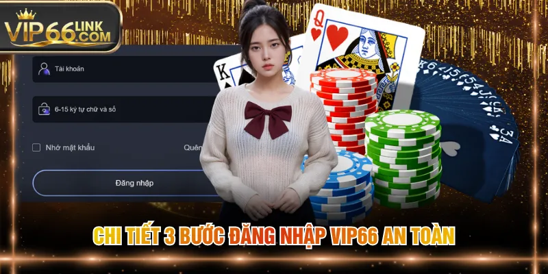 Chi tiết 3 bước đăng nhập VIP66 an toàn