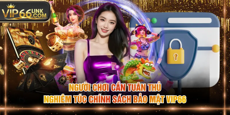 Người chơi cần tuân thủ nghiêm túc chính sách bảo mật VIP66
