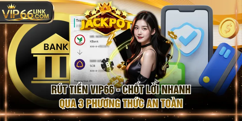 Rút Tiền VIP66 - Chốt Lời Nhanh Qua 3 Phương Thức An Toàn