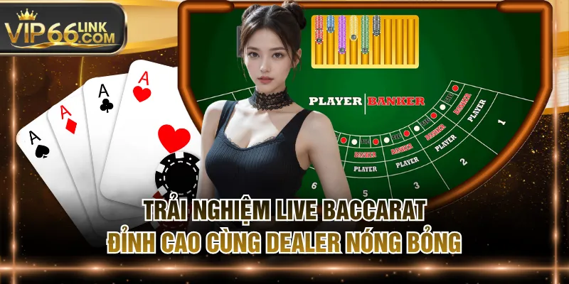 Trải Nghiệm Live Baccarat Đỉnh Cao Cùng Dealer Nóng Bỏng